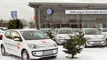 Übergabe: VW up springt in zwei Flotten