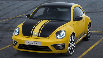 VW: Gelb-schwarzer Beetle-Flitzer