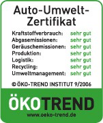"Öko-Trend" vergibt Auto-Umwelt-Zertifikate