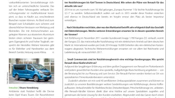 Interview Michael Borner, Leiter Direktion Flotten Renault Deutschland: Angebote für die kleinen Flotten