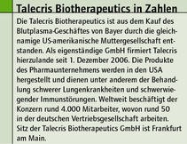 Talecris Biotherapeutics in Zahlen