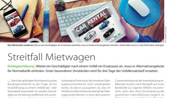 Auffahrunfall: Keine Anrechnung der Betriebsgefahr