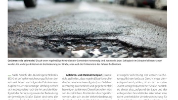 Wendemanöver: Ein Versicherungsfall bei mehreren Schäden