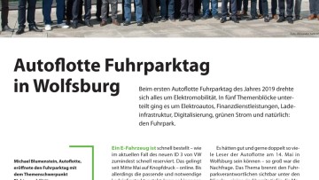 Autoflotte Fuhrparktag in Wolfsburg