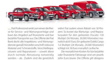 Günstige Wartungsverträge von Fiat