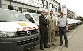 VW: 16 Transporter für Leitungsspezialisten