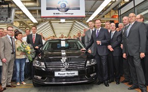 VW-Werk Emden: Zehnmillionstes Fahrzeug ist ein Passat