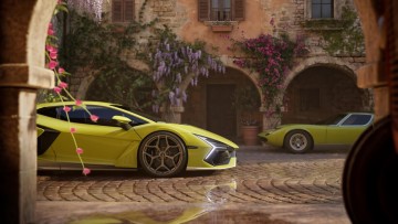Eine Kultfarbe des Miura ist das knallige Giallo.