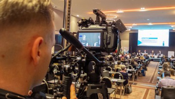 Detailfoto von Kameramann