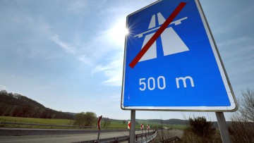 Ende der Autobahn: Kein automatisches Tempolimit