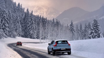 Verhalten bei Winterfahrten: Plötzliche Kälteeinbrüche und Schnee