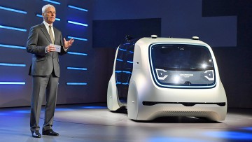 Autosalon Genf: VW-Konzern fährt Roboterwagen vor