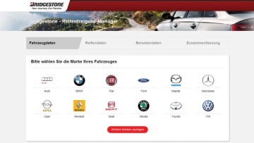 Bridgestone: Neues Freigabe-Tool für Pkw-Reifen