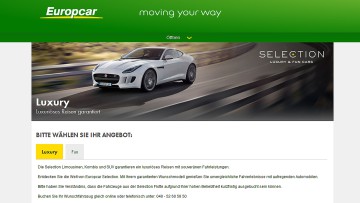 Mobilität: Europcar startet neues Premiumangebot
