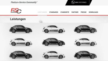 Fleetcar + Service Community: Frisches Design für den Internetauftritt