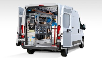 Fiat Ducato Montagemobil mit Sortimo HD-Einrichtung