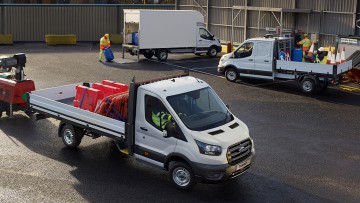 Ford Transit: Automatik für hohe Anhängelasten