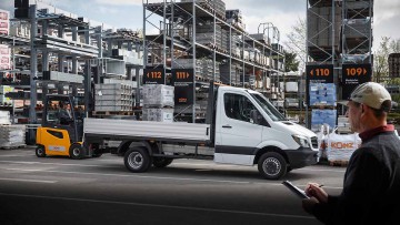 Mercedes Sprinter: Mehr Gewicht im Programm