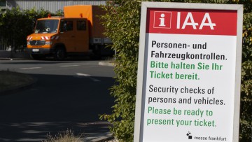 Feindbild Auto: IAA mit verschärftem Sicherheitskonzept