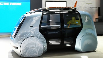 Volkswagen auf der Cebit: Roboterwagen-Studie für Aktivsportler