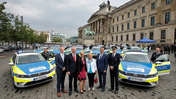 Volkswagen: Polizei Niedersachsen übernimmt Elektro-Streifenwagen