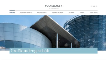 Volkswagen: Relaunch für Großkunden-Website