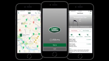 Jaguar Land Rover: Per App die nächste Ladesäule finden