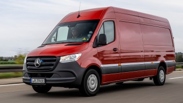 Mercedes-Benz eSprinter: Besondere Testfahrt im Vorserienfahrzeug