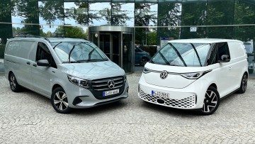 Mercedes eVito vs. VW ID.Buzz Cargo: Welcher Transporter hat die Nase vorn?