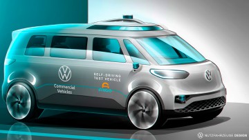 VW Nutzfahrzeuge: Elektro-Bus soll auch autonom fahren