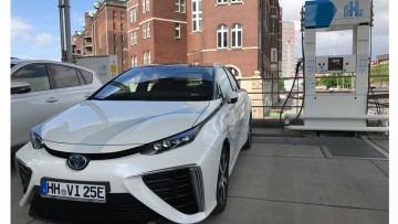 Wasserstoff-Tour mit dem Toyota Mirai