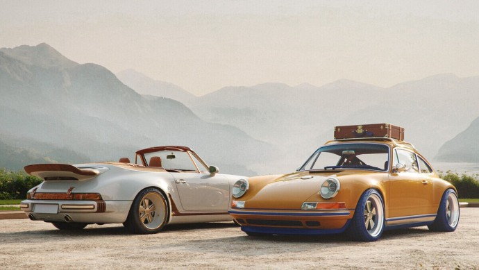Louis Vuitton hat gleich zwei Porsche-911-Umbauten von Singer einen edleren Touch verpasst