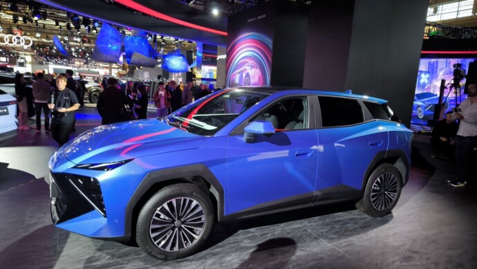 Wichtigstes Auto am Stand ist allerdings das Einstiegsmodell Omoda 4
