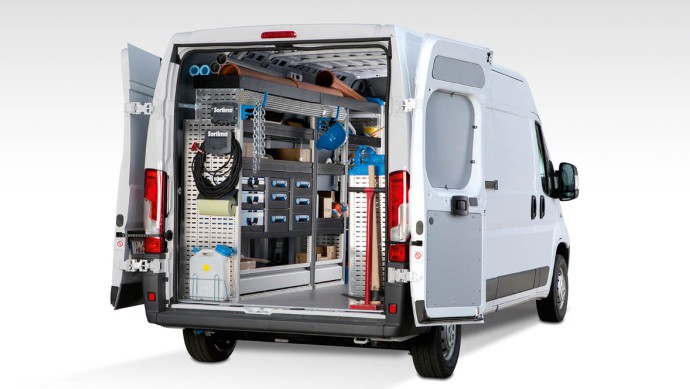 Fiat Ducato Montagemobil mit Sortimo HD-Einrichtung Fiat Ducato Montagemobil mit Sortimo HD-Einrichtung