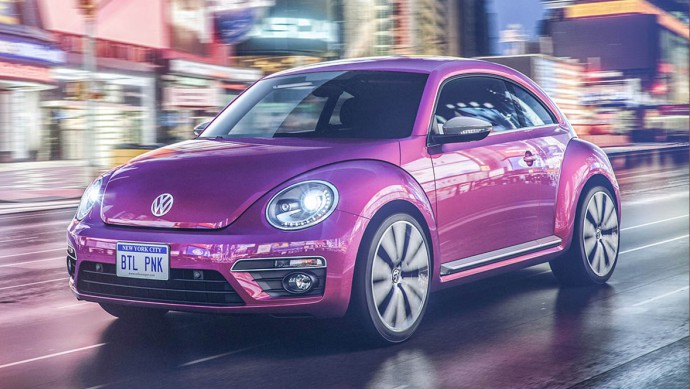 Pink Edition des VW Beetle