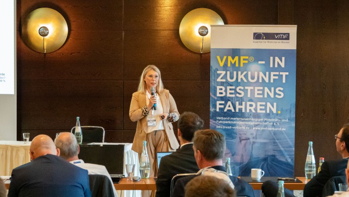 Katharina Schmidt (Arval) beim VMF-Branchenforum