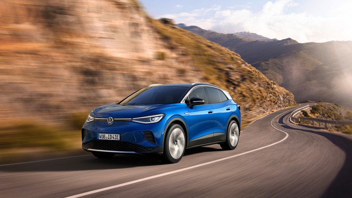 Beliebteste Elektroautos bei Leaseplan 2021 VW ID4