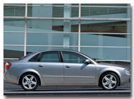 Modelljahrgang 2004 des Audi A4 beim Händler Audi