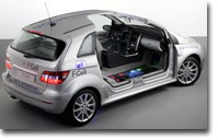 Mercedes werkelt an neuer Brennstoffzellen-Flotte Mercedes B-Klasse Fuel-Cell