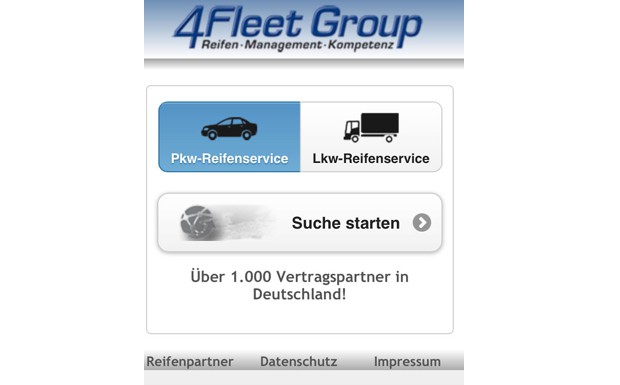 Verzeichnis der Reifenhändler