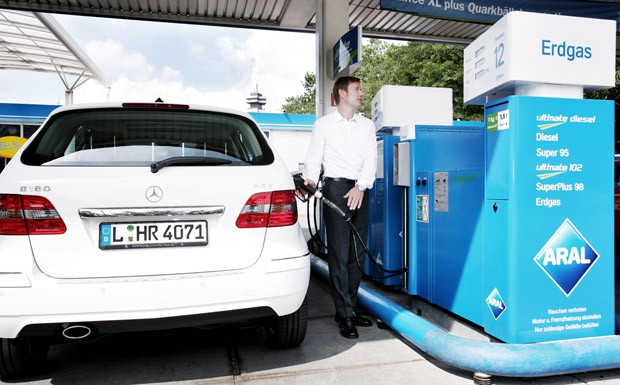 Tankstelle Erdgas
