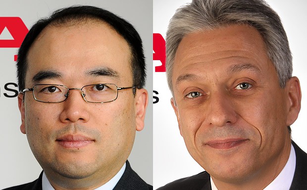 Hirokazu Tomiki und Rudolf Harrer