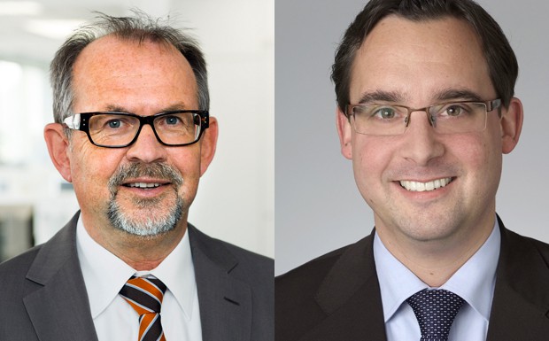 Geschäftsfüherwechsel bei GDHS: Auf Klaus Romanus (li.) folgt Guido Hüffer 