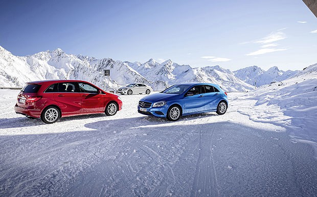 Schnee von heute und morgen: Daimler hat seine neuen Mercedes Diesel-Allrader vorgestellt, die sich ab sofort bestellen lassen.