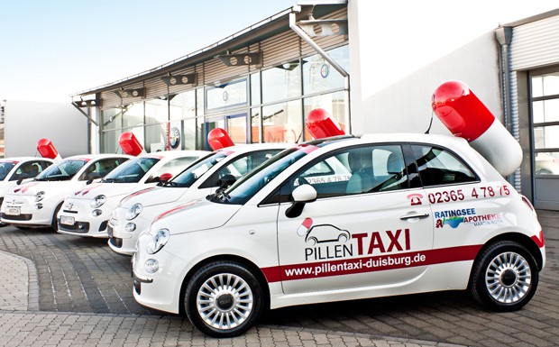 Den Pillentaxi-Fuhrpark betreut ALD Automotive