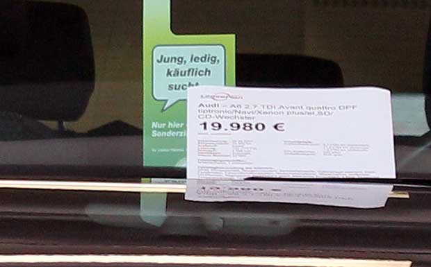 Preisschild_Gebrauchtwagen