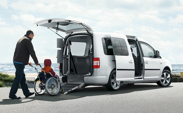 umgebauter VW Caddy