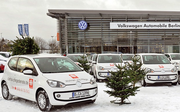 VW up für die Caritas in Berlin
