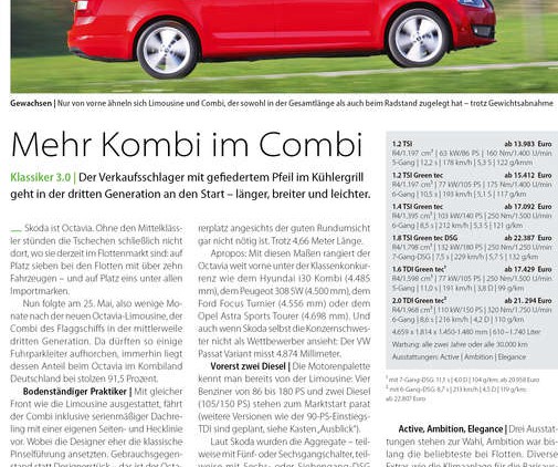 Mehr Kombi im Combi