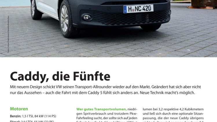 Caddy, die Fünfte